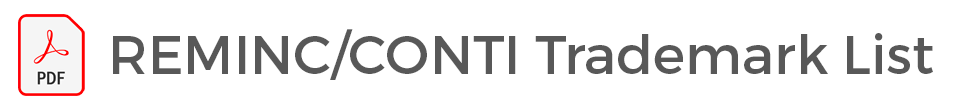 REMINC CONTI Trademark List PDF
